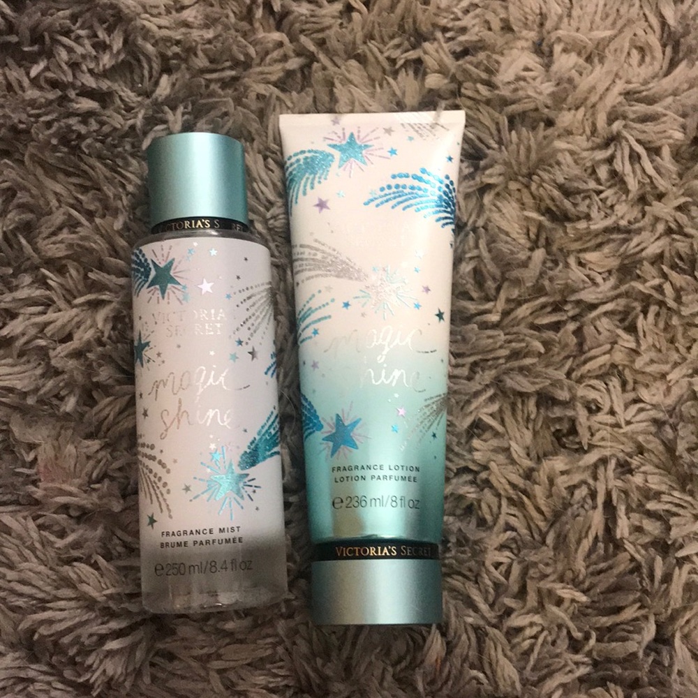 NEW VS magic shine body spray & lotion